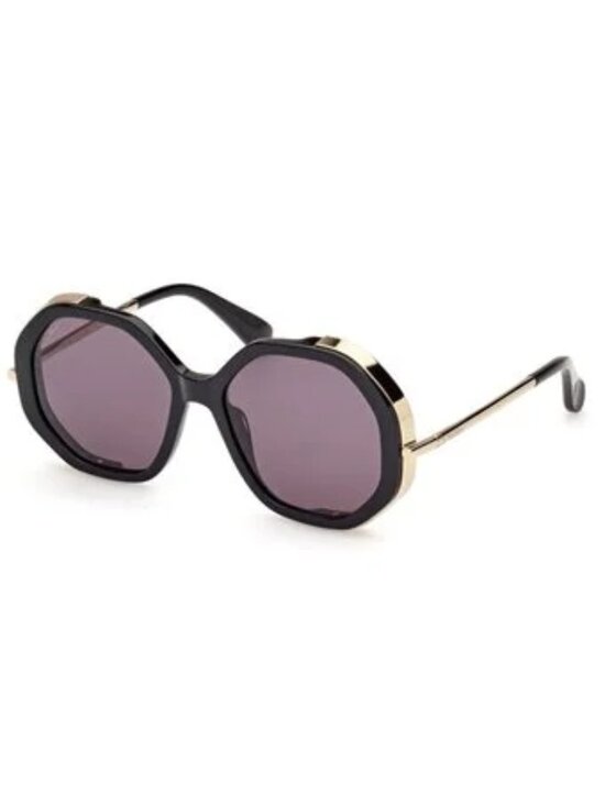 Max Mara Liz MM0094 Sunglasses Shiny Black NWOT main image 4